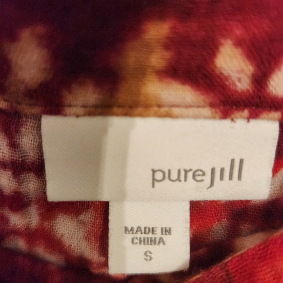 Pure Jill Boho Boxy Top Size S - Picture 3 of 9